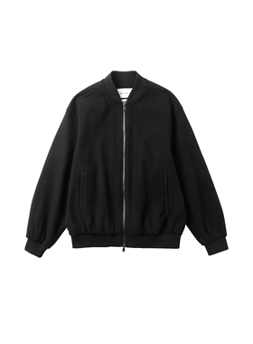 INTERPLAY 毛呢棒球夹克