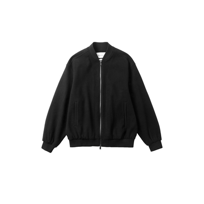 INTERPLAY毛呢棒球夹克