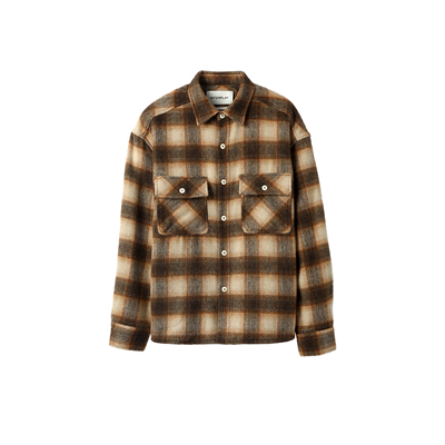 INTERPLAY轻质格纹衬衫式夹克