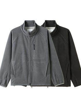 INTERPLAY 抓绒短款夹克