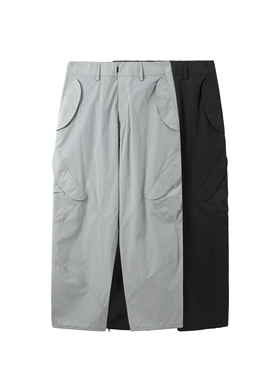 INTERPLAY 弯曲裁片多袋工装裤