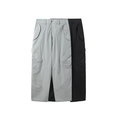 INTERPLAY 弯曲裁片多袋工装裤