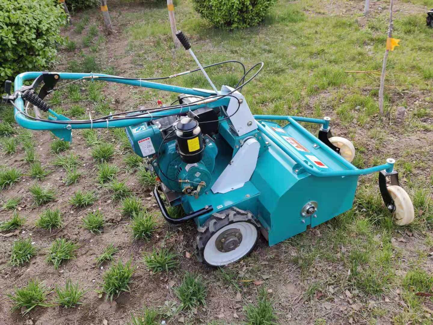 厂促厂促手推小型割草碎草机 农用秸秆还田机 果园除草杂草粉碎品