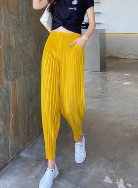 Thin style of casual show thin Harun pants薄款休闲显瘦哈伦裤