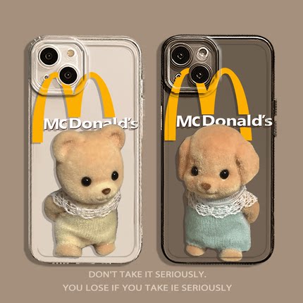 卡通原创森贝儿趣味手机壳适用小米13/14ultra新款11/12pro天使眼红米K60/70至尊透明壳note12/13pro潮牌M门