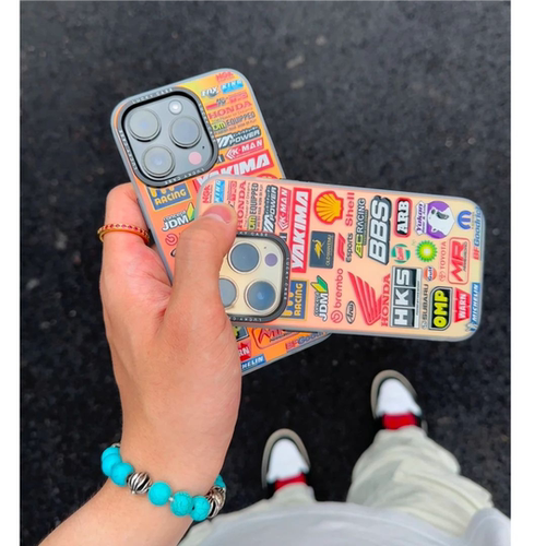 苹果16/15镭射潮牌手机壳个性