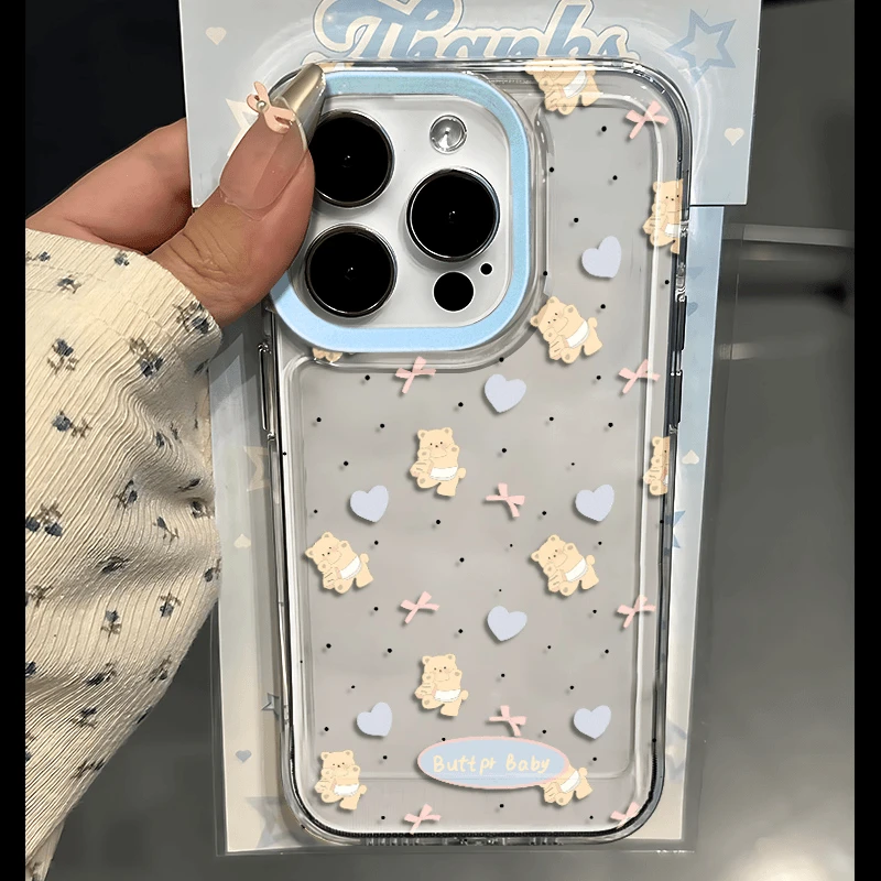 苹果16promax满屏小熊手机壳