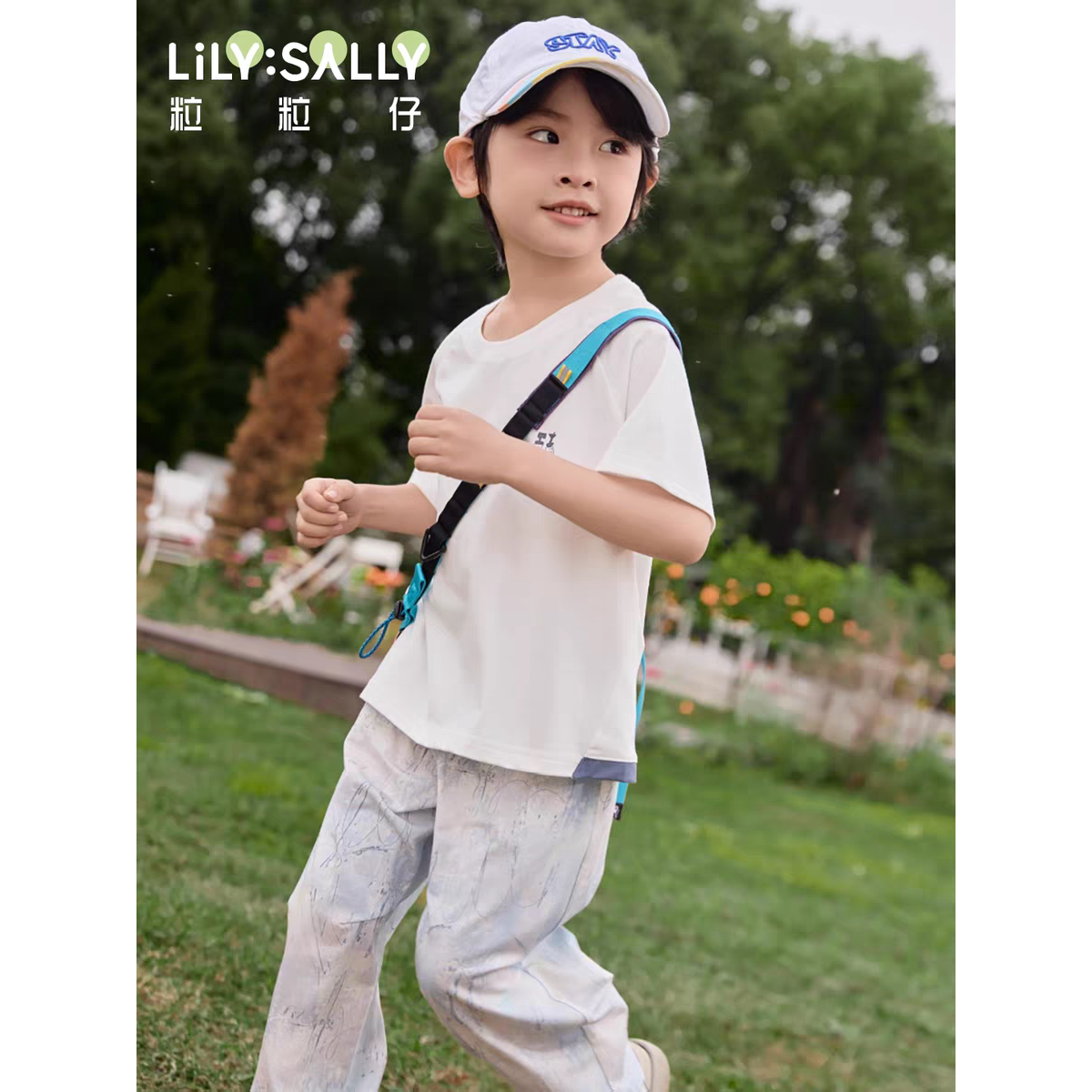 粒粒仔威奇猫2026新款儿童莫代尔印花T恤上衣女童短袖印花舒适T恤图片