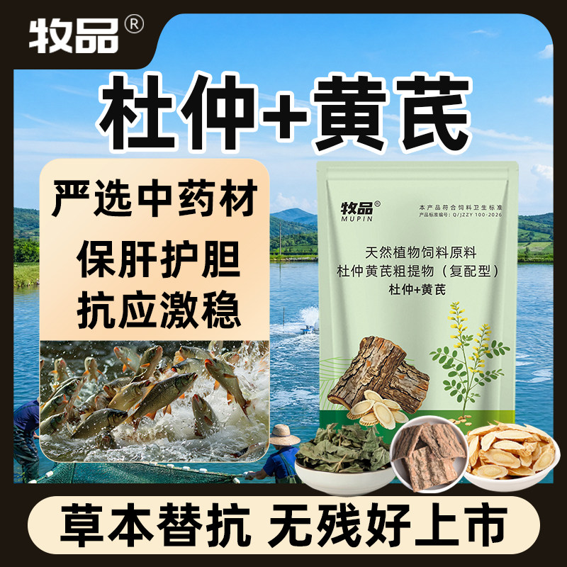 杜仲黄芪粗提物保肝护胆抗应激