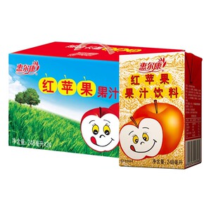 惠尔康红苹果248ml*24盒整箱装