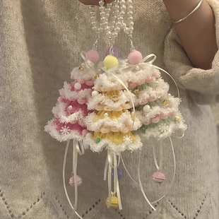 扭扭棒彩色毛边圣诞树挂件手工diy材料包新款 创意惊喜圣诞节礼物