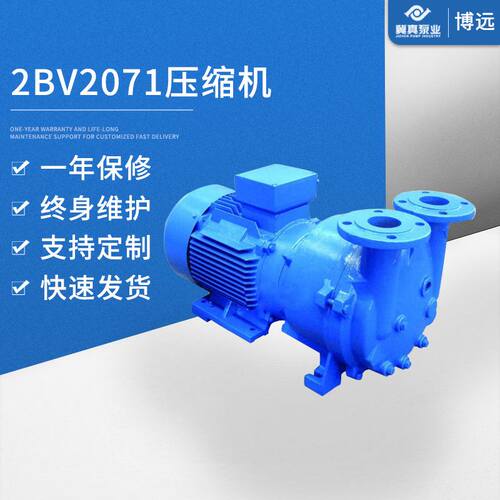 2BV系列水环式真空泵工业用高真空循环水真空泵2BV2071压缩机