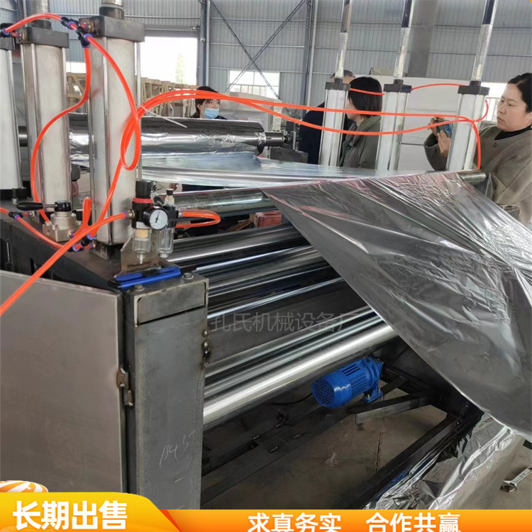高温多层无纺布布料PE膜热压机 带收卷 珍珠棉铝箔辊筒热压复合机