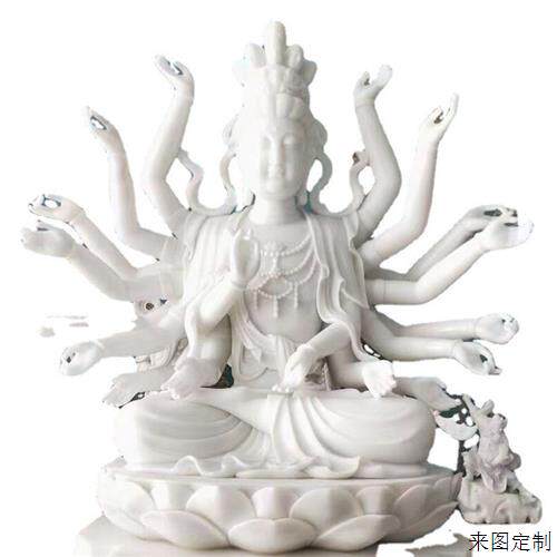 千手观音神像佛像坐像寺庙大理石观音大师雕塑伟人雕塑佛像石雕