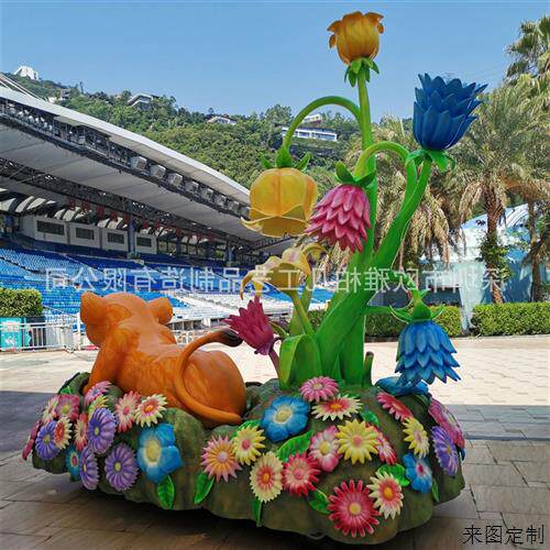 花车彩车巡游花车夜景透光造型主题彩车大型文旅巡游花车