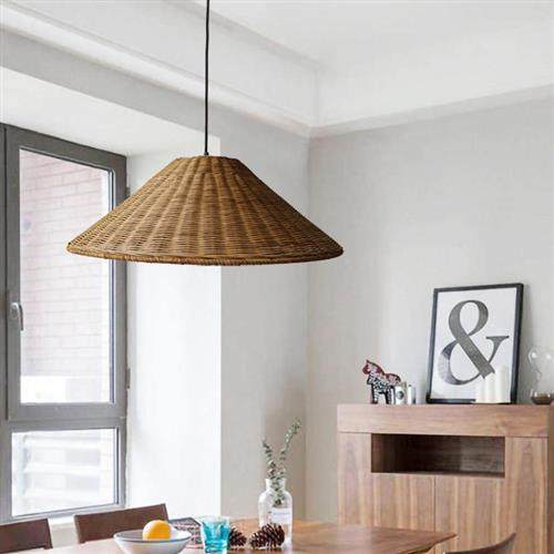 竹编藤编工厂日式复古侘寂风客厅餐厅茶室吊灯禅意民宿灯具藤艺灯,家装灯饰光源,客厅吊灯,淘宝优惠券,粉丝福利购,淘宝优惠卷