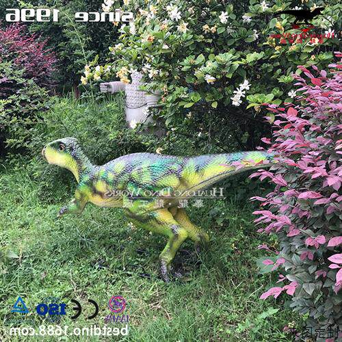 恐龙工厂生产制作仿真恐龙动物龙模型恐龙骨架凌齿龙模型摆件