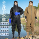 全身下水防水裤 全身加厚防水服耐脏结实耐磨全封闭轻便 捞鱼防水裤