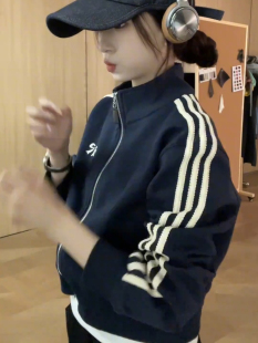 短款棒球服外套女2025春季新款小个子爆款休闲百搭夹克开衫上衣潮