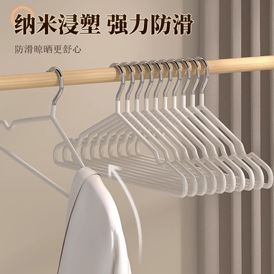 衣架家用挂衣无痕防滑晾衣架学生宿舍用防肩角晒衣撑凉大衣服架子