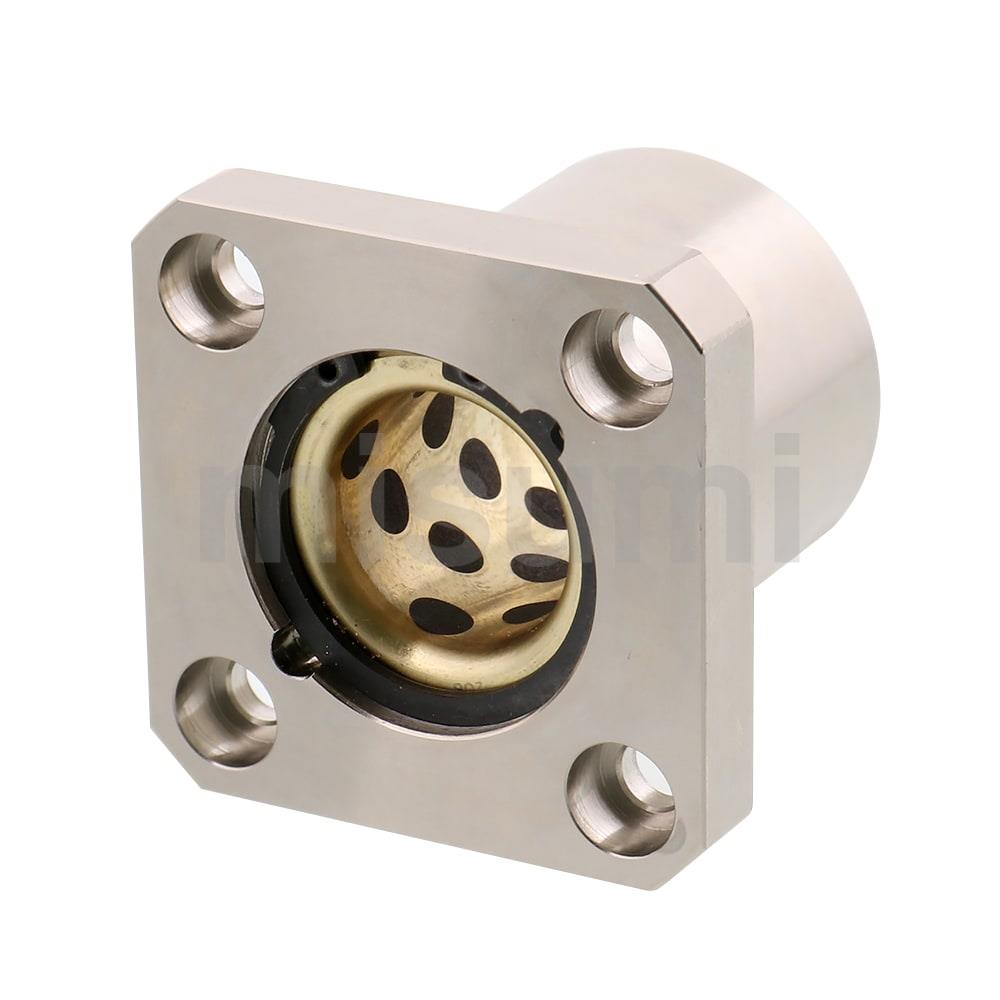 无油衬套法兰加厚型固定座组件MPRA MPSA MPCA10 12 16 20 25 30