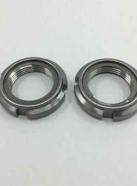 精密U型开槽轴承圆螺母自锁螺帽FUNT/FUNTC12/15 M10-0.75 M12 17