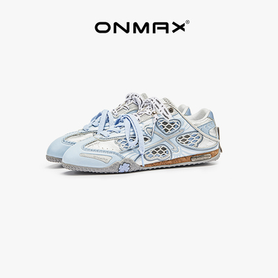 明星同款onmax四叶草2025年夏季新款运动芭蕾休闲薄底德训鞋女
