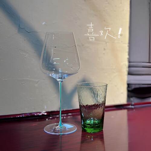 高颜值薄荷绿波尔多酒杯765ml