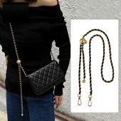 包包肩带精致金色球调节扣包带小香风包包链条配件肩带可调节斜跨