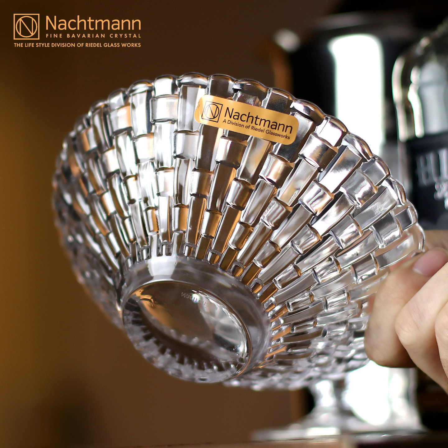 NACHTMANN德国进口轻奢高档水晶玻璃碗碟水果沙拉碗蘸料碗干果盘,餐饮具,果盆/果盘/果篮,淘宝优惠券,粉丝福利购,淘宝优惠卷