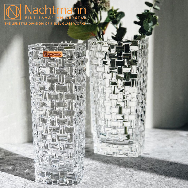 NACHTMANN德国进口水晶玻璃北欧花瓶高级感富贵竹花瓶家用摆件,家居饰品,花瓶,淘宝优惠券,粉丝福利购,淘宝优惠卷