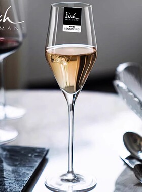 德国进口水晶玻璃高脚起泡红酒香槟杯结婚对杯礼盒物家用套装