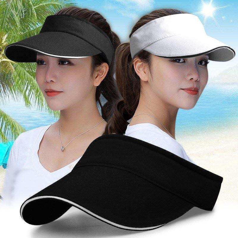 adjust summer sun sports visor hat sunscreen tennis cap hats