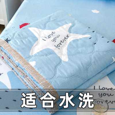 夏凉被空调被夏被夏季薄款可机洗双人单人儿童被子小水洗棉春秋被