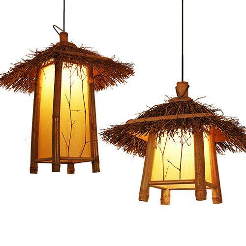竹编鸟笼中式怀旧餐厅吊灯创意个性复古日式饭店吧台阳台竹艺灯笼,家装灯饰光源,客厅吊灯,淘宝优惠券,粉丝福利购,淘宝优惠卷