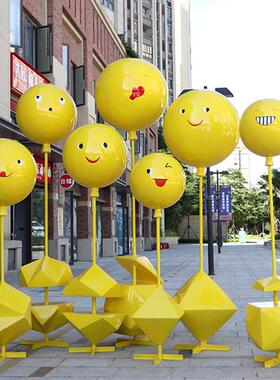 房地产公园热气球摆件网红打卡拍照彩色气球雕塑景区商场美陈装饰