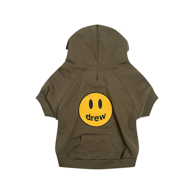 drewhouse笑脸图案狗衣