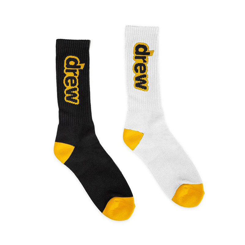 drew house secret字母袜2双装