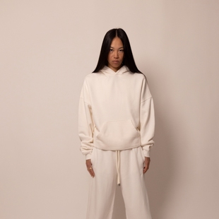 男女同款 drew 连帽卫衣25新品 basics素感蝙蝠袖 house