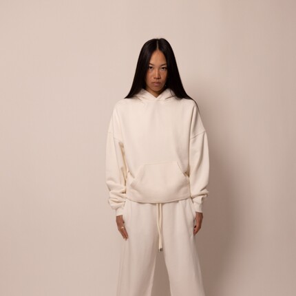 drew house basics素感蝙蝠袖连帽卫衣25新品男女同款