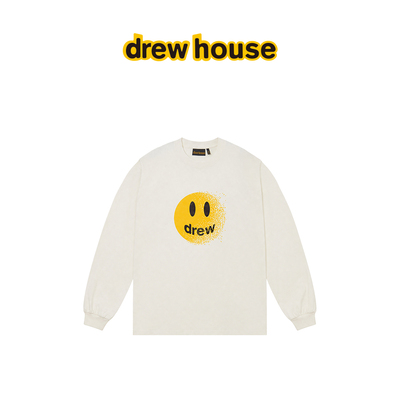 drewhouse尘爆笑脸圆领卫衣