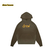 drew house手写字母刺绣宽松连帽卫衣