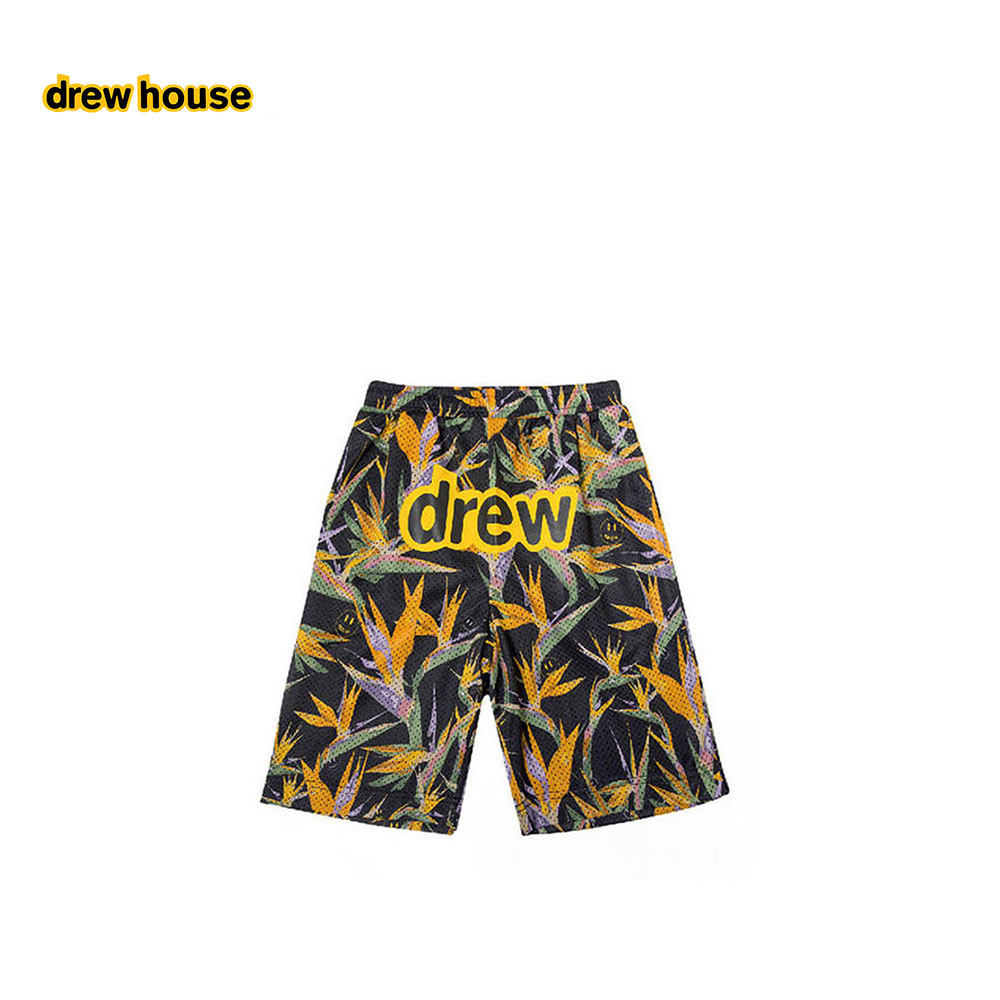 drew house secret字母黑天堂鸟网眼短裤,男装,短裤,淘宝优惠券,粉丝福利购,淘宝优惠卷