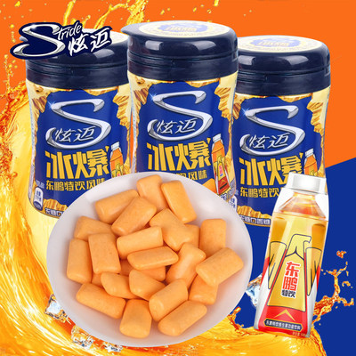 炫迈东鹏特饮风味口香糖联名款冰爆薄荷糖脆皮口香糖新品上市限定