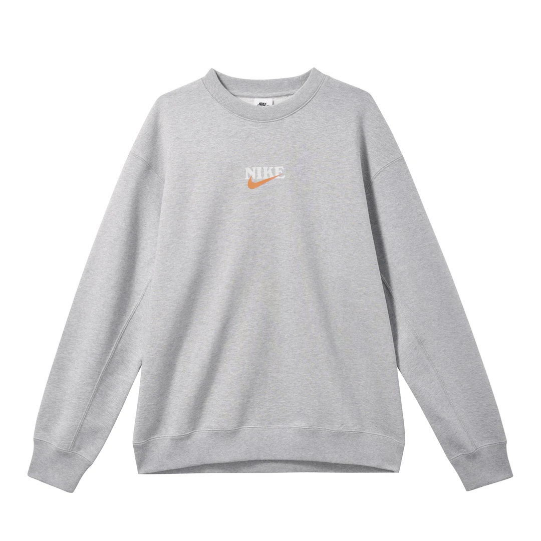 Nike/耐克 户外训练圆领毛圈长袖套头卫衣 HF1111 灰