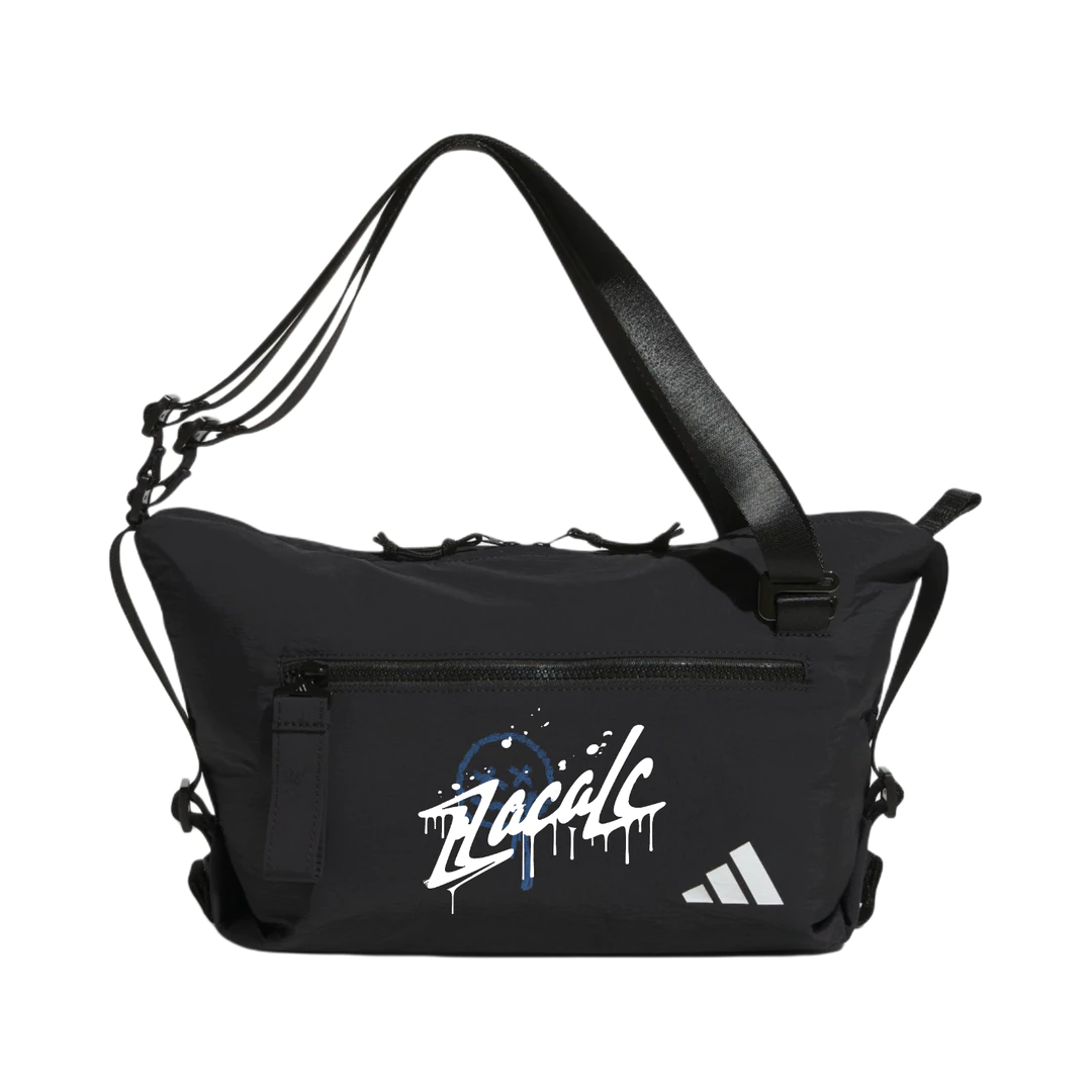 adidas/阿迪达斯 Sportswear 常规情侣款个性印花耐用斜挎包 黑色
