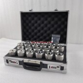 不锈钢压力表快速接头22件套螺纹转快接式 转换头软管校验活接头