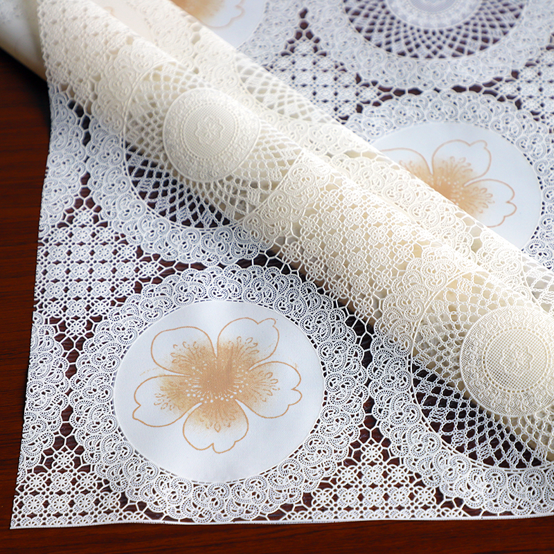 正方形餐桌布防水防油免洗家用小饭桌四方桌八仙桌茶几塑料台布垫