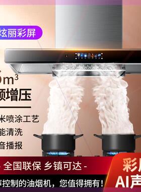 抽油烟机顶吸式出租房多功能全自动大吸力自动清洗新款t型