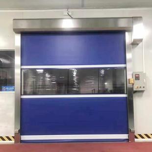 电动感应快速卷帘门工业无尘车间自动升降门洗车店快速卷闸门
